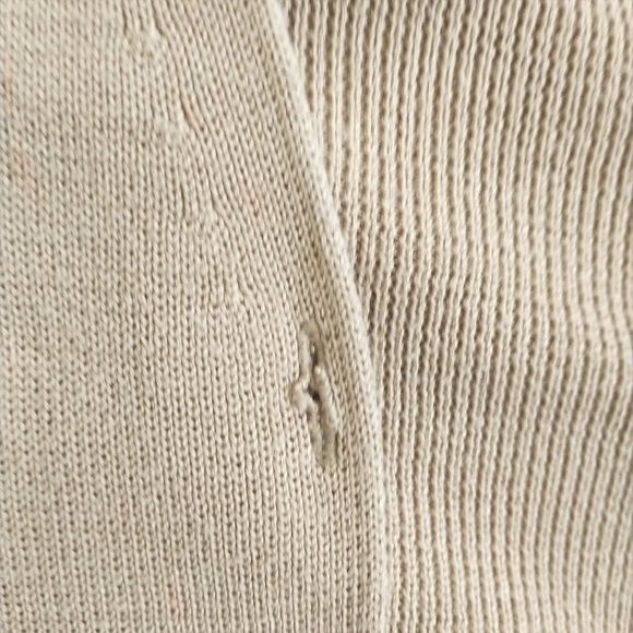 Magaschoni Collection Tan Silk Cardigan Size Large - Picture 8 of 9